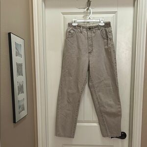 Vintage Lee elastic tan mom jeans size 6